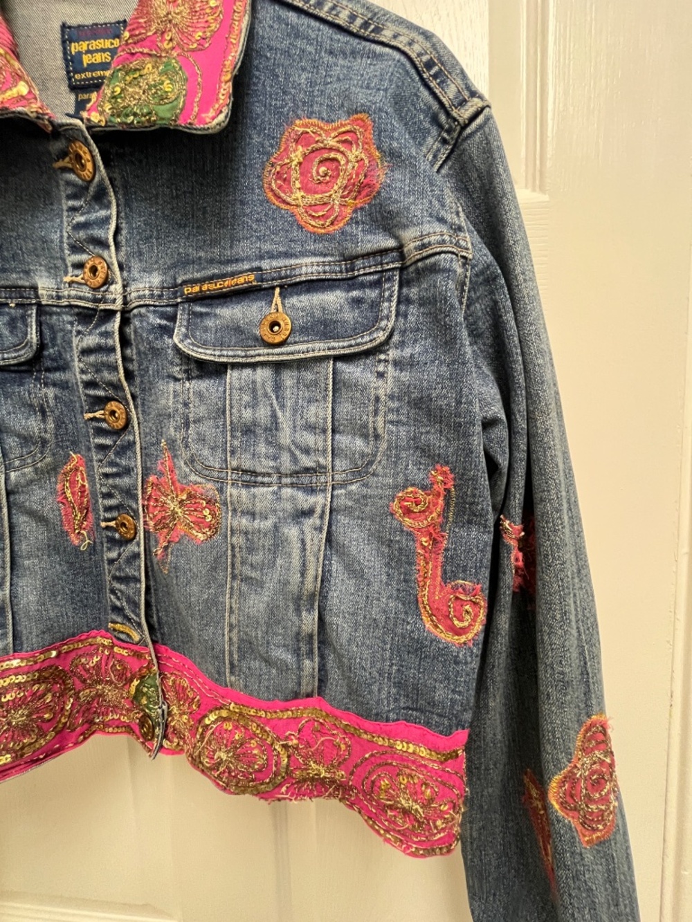 Women's Parasuco Jeans Jacket L - Picture 9 of 13